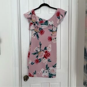 Guess Pink Floral Dress